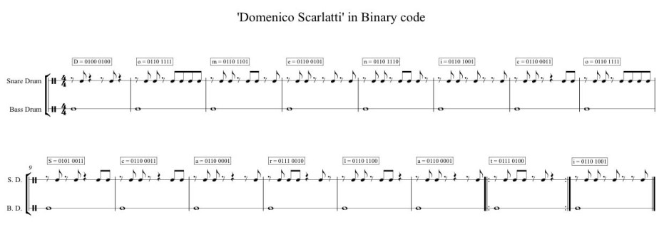 Domenico Scarlatti in Binary code 1 (landscape) 2 jpeg